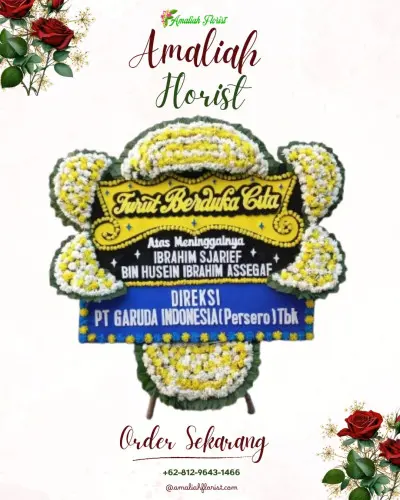 Papan Bunga Duka di Layana Indah