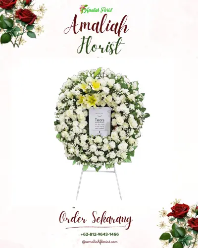 Krans Bunga Duka Cita di Layana Indah