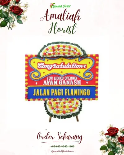 Bunga Papan Congratulation di Layana Indah